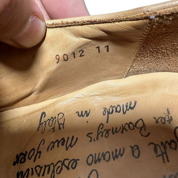 Men’s Harris 1813 Barney’s New York dress shoes Brown rustic color-way size 11 - Picture 9 of 9